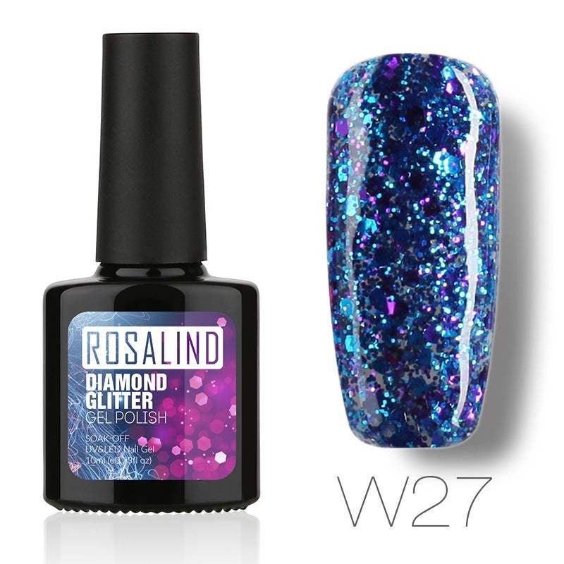Diamond Nail Gel – Shiny Long-Lasting UV/LED Gel Polish for Sparkling Nail Art