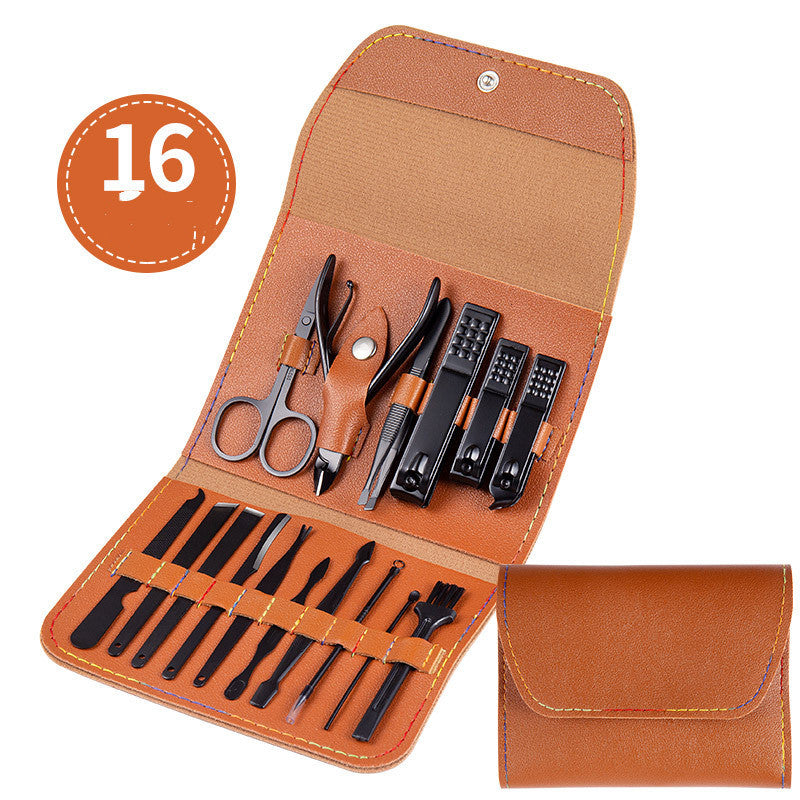 Professional Nail Clippers & Pedicure Set – Scissors, Dead Skin Pliers, Ear Spoon & Nail Groove Trimmers