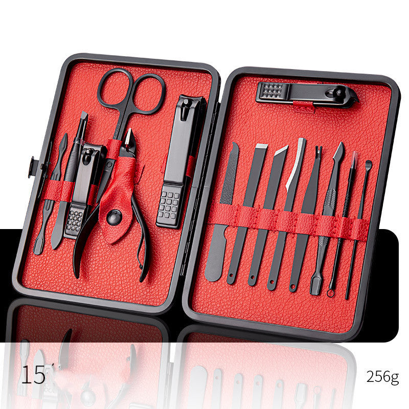 Professional Nail Clippers & Pedicure Set – Scissors, Dead Skin Pliers, Ear Spoon & Nail Groove Trimmers
