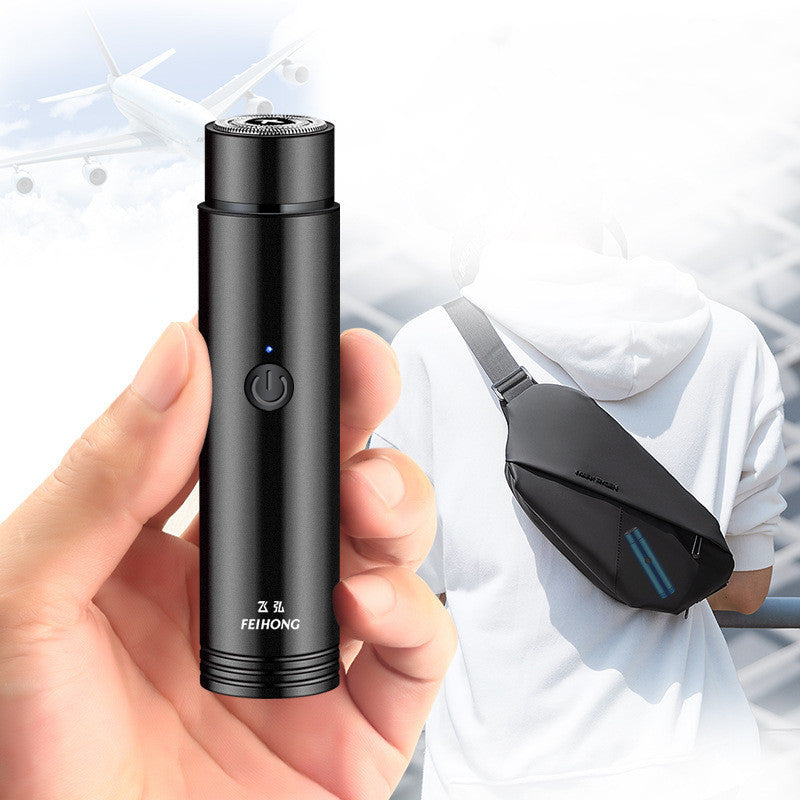 Mini Electric Shaver – Portable USB Rechargeable Travel Shaver for Men