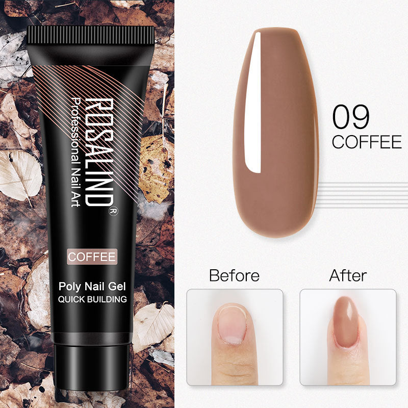 ROSALIND 15ml Crystal UV Nail Extension Gel – Builder Glue for DIY & Professional Manicure