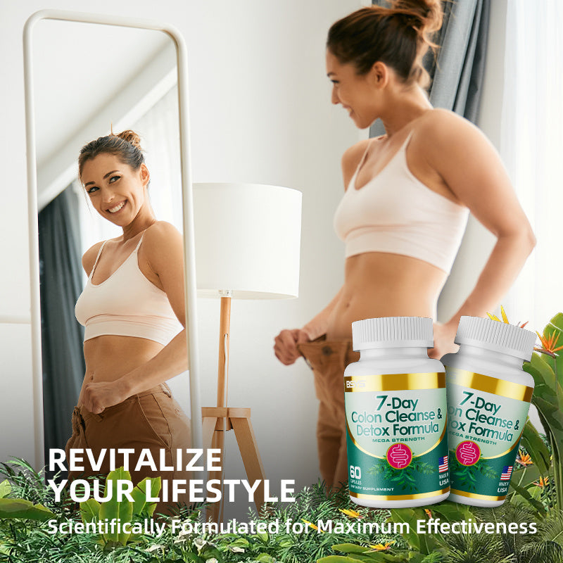 7-Day Colon Cleanse & Detox Capsules – Natural Digestive Support & Gentle Detox Formula
