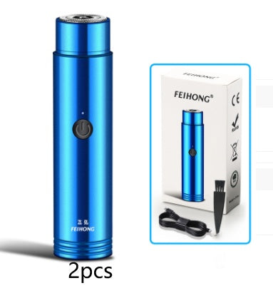 Mini Electric Shaver – Portable USB Rechargeable Travel Shaver for Men