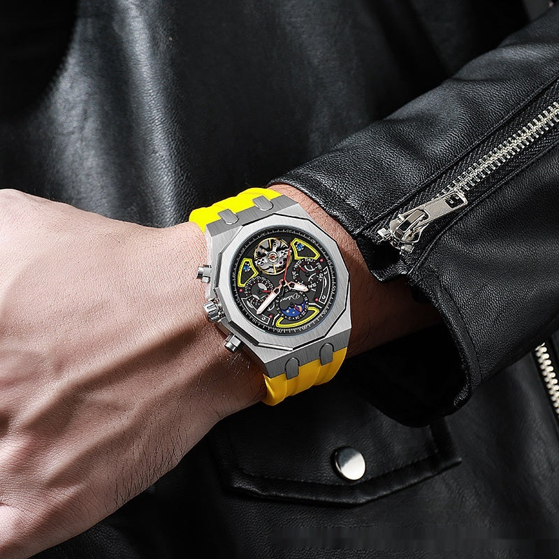 Fully Automatic Men’s Mechanical Royal Oak Sports Waterproof Watch – HZ Mobile