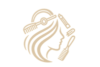 Hair & Accessories logo symbol with text