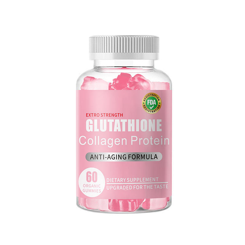 Glutathione Collagen Gummies – Skin Brightening & Anti-Aging Soft Candy Beauty Supplement