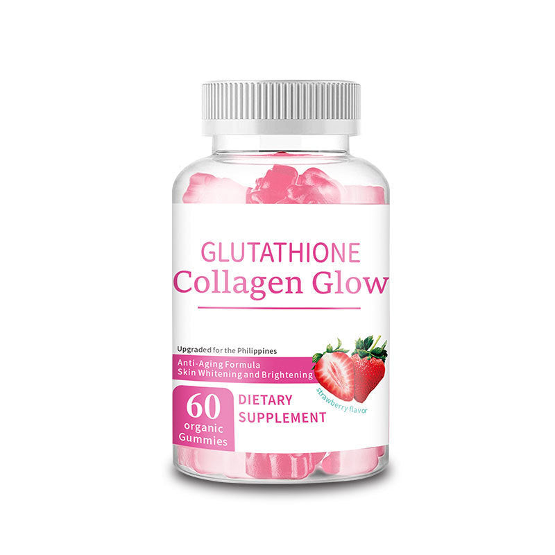Glutathione Collagen Gummies – Skin Brightening & Anti-Aging Soft Candy Beauty Supplement