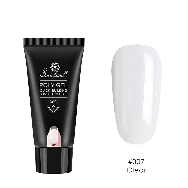 Quick Crystal Nail Extension Gel Set – Easy Builder Gel Kit for DIY & Salon Manicure