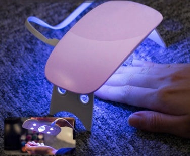 USB LED Nail Light – Portable 6W Gel Nail Dryer Lamp for Quick DIY Manicure & Light Therapy
