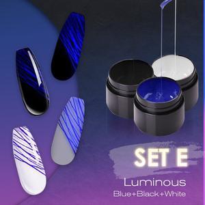 Luminous Spider Nail Gel – UV Glow Nail Art Gel Polish for DIY & Salon Manicure