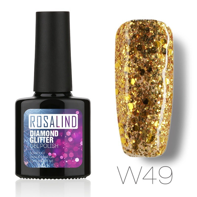 Diamond Nail Gel – Shiny Long-Lasting UV/LED Gel Polish for Sparkling Nail Art