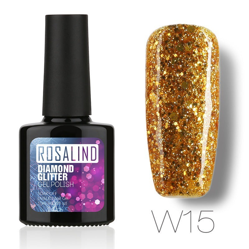 Diamond Nail Gel – Shiny Long-Lasting UV/LED Gel Polish for Sparkling Nail Art