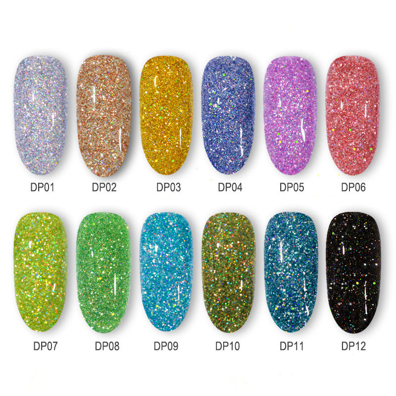 Laser Glitter Nail Powder – Ultra-Fine Sparkling Dust for Acrylic, Gel & DIY Nail Art