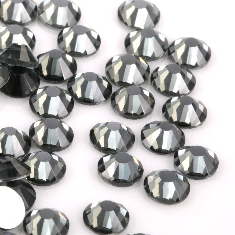Glass Flat Rhinestones for Nail Drill – Sparkling Crystal Gems for DIY & Salon Nail Art