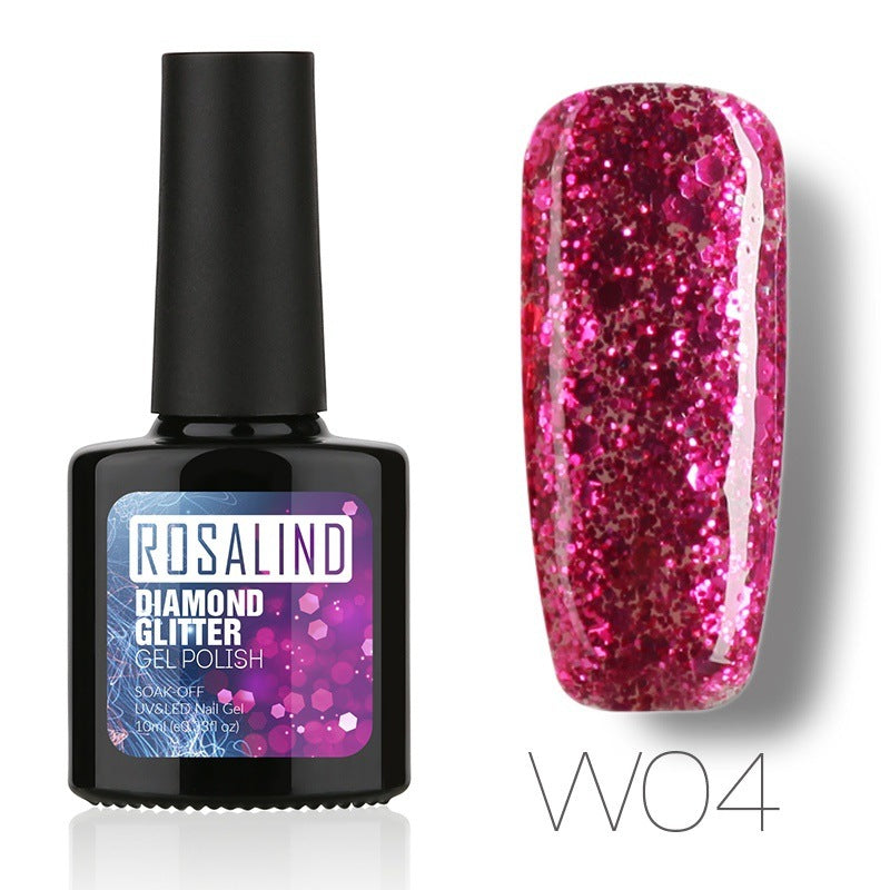 Diamond Nail Gel – Shiny Long-Lasting UV/LED Gel Polish for Sparkling Nail Art