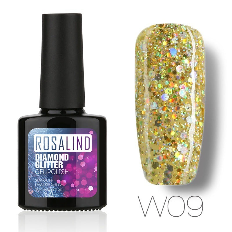 Diamond Nail Gel – Shiny Long-Lasting UV/LED Gel Polish for Sparkling Nail Art