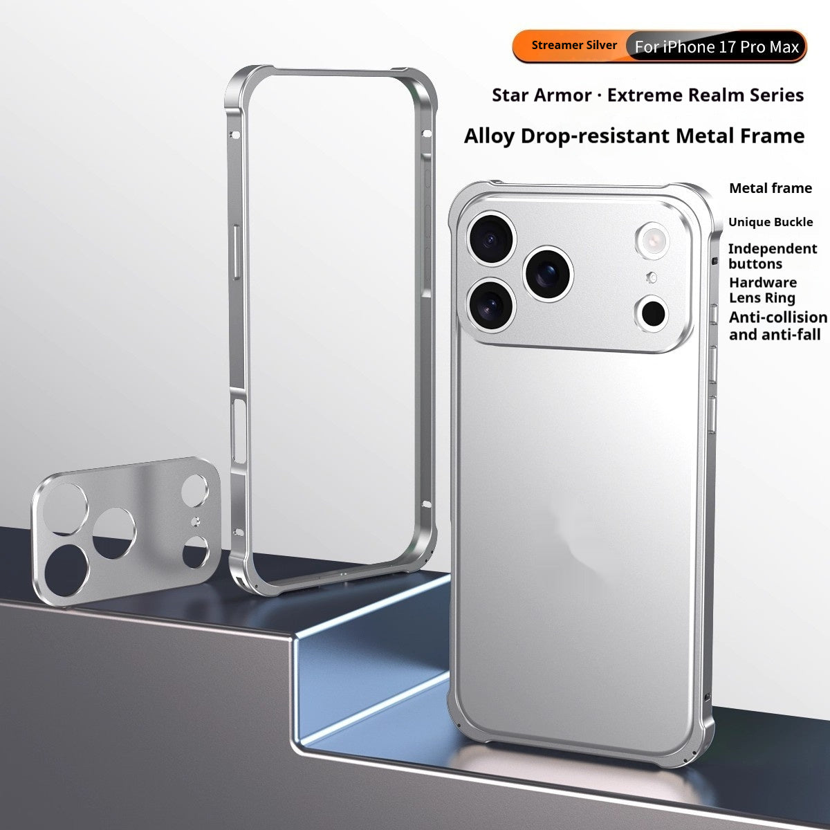 Apple iPhone 17 Pro Max Air Case – Clear, Shockproof & Slim Fit