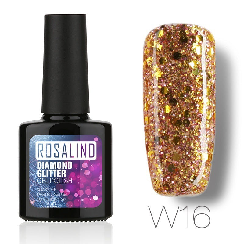 Diamond Nail Gel – Shiny Long-Lasting UV/LED Gel Polish for Sparkling Nail Art