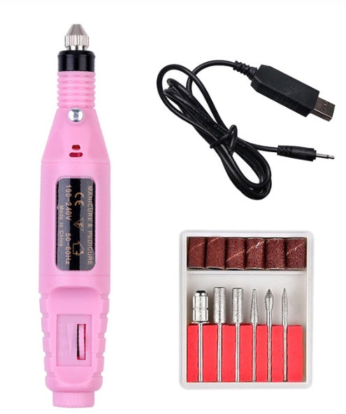 Electric Nail Drill Pen – Portable Nail Polish Machine & Manicure Tool for DIY & Salon