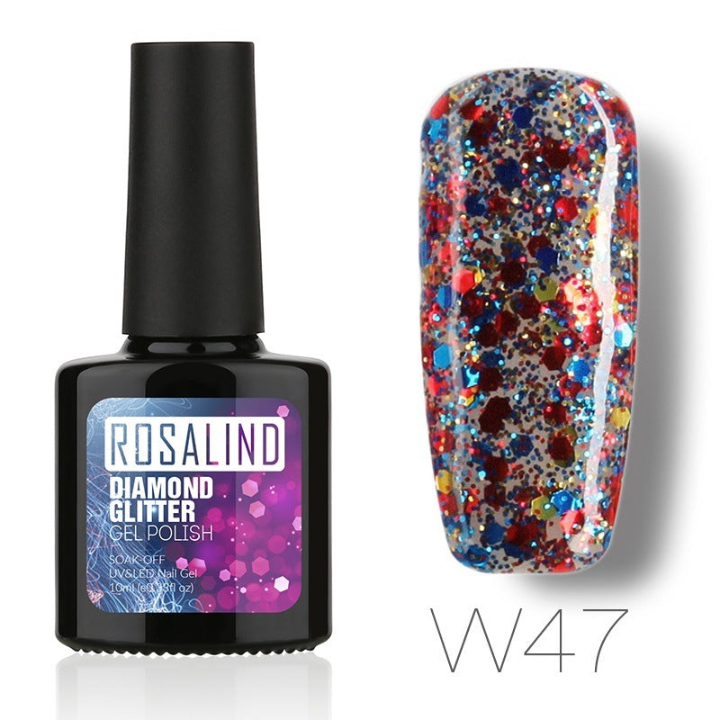 Diamond Nail Gel – Shiny Long-Lasting UV/LED Gel Polish for Sparkling Nail Art