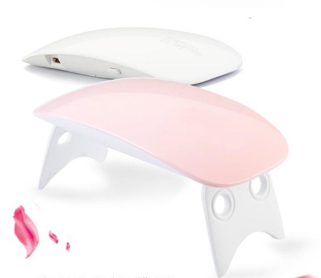 USB LED Nail Light – Portable 6W Gel Nail Dryer Lamp for Quick DIY Manicure & Light Therapy