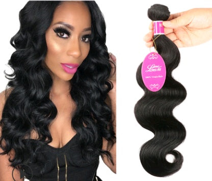 Brazilian Body Wave Human Hair Wig – Natural Color, Real Human Hair Extensions
