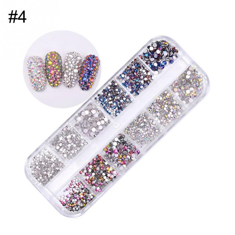 Symphony AB Rhinestones for Nail Art – Sparkling Crystal Decorations for DIY & Salon Manicure
