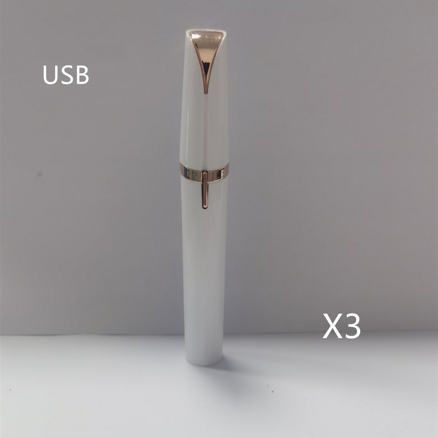 Mini Electric Eyebrow Trimmer – Painless Hair Remover with LED Light for Brows & Face