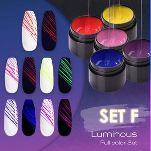 Luminous Spider Nail Gel – UV Glow Nail Art Gel Polish for DIY & Salon Manicure