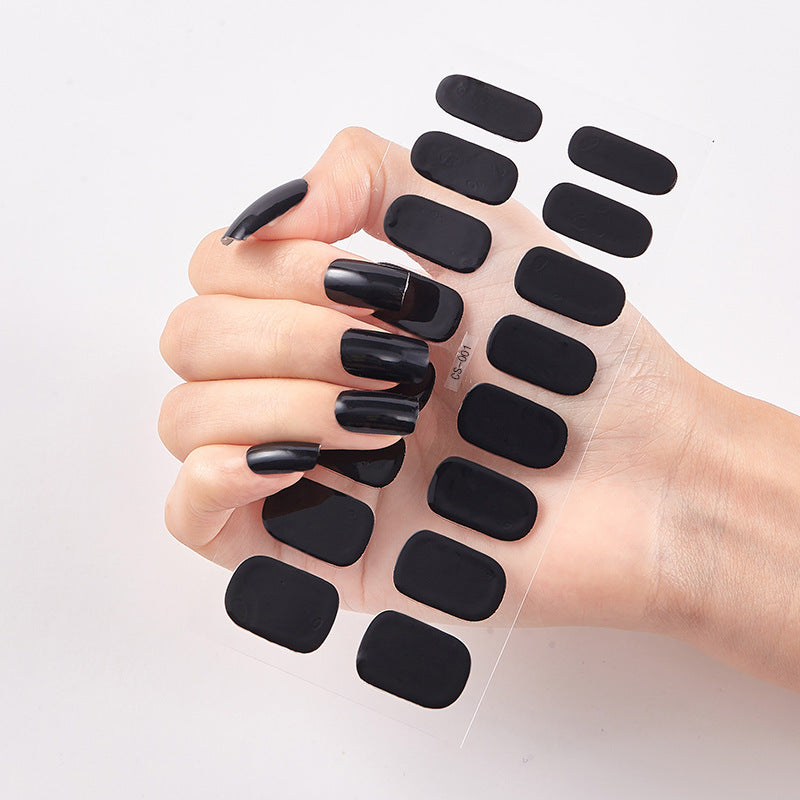 Colorful Letter Nail Stickers – Full Sheet Nail Art Decals for DIY & Salon Manicure