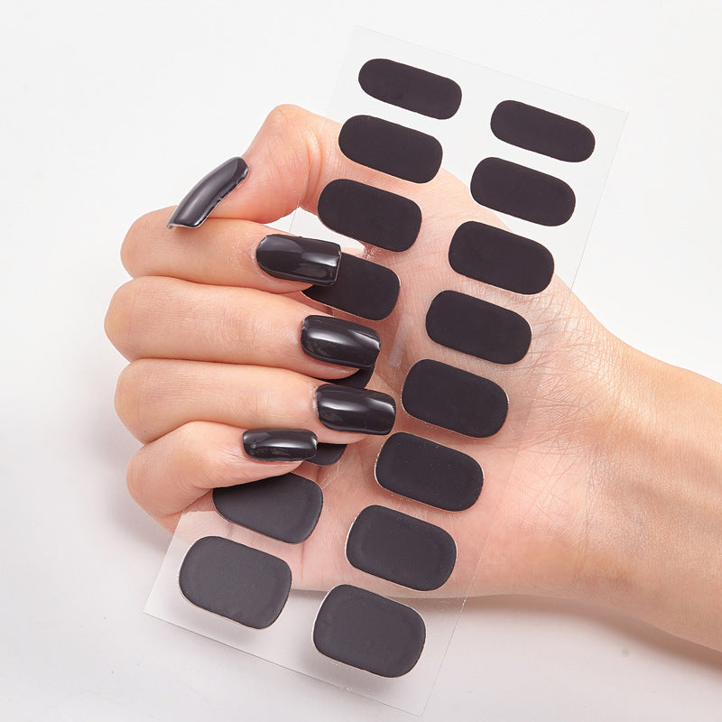 Colorful Letter Nail Stickers – Full Sheet Nail Art Decals for DIY & Salon Manicure