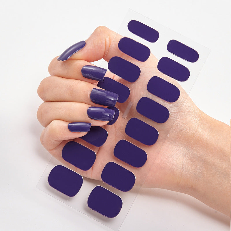 Colorful Letter Nail Stickers – Full Sheet Nail Art Decals for DIY & Salon Manicure