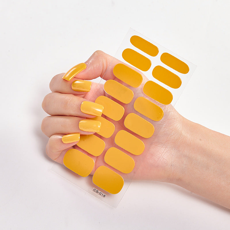 Colorful Letter Nail Stickers – Full Sheet Nail Art Decals for DIY & Salon Manicure