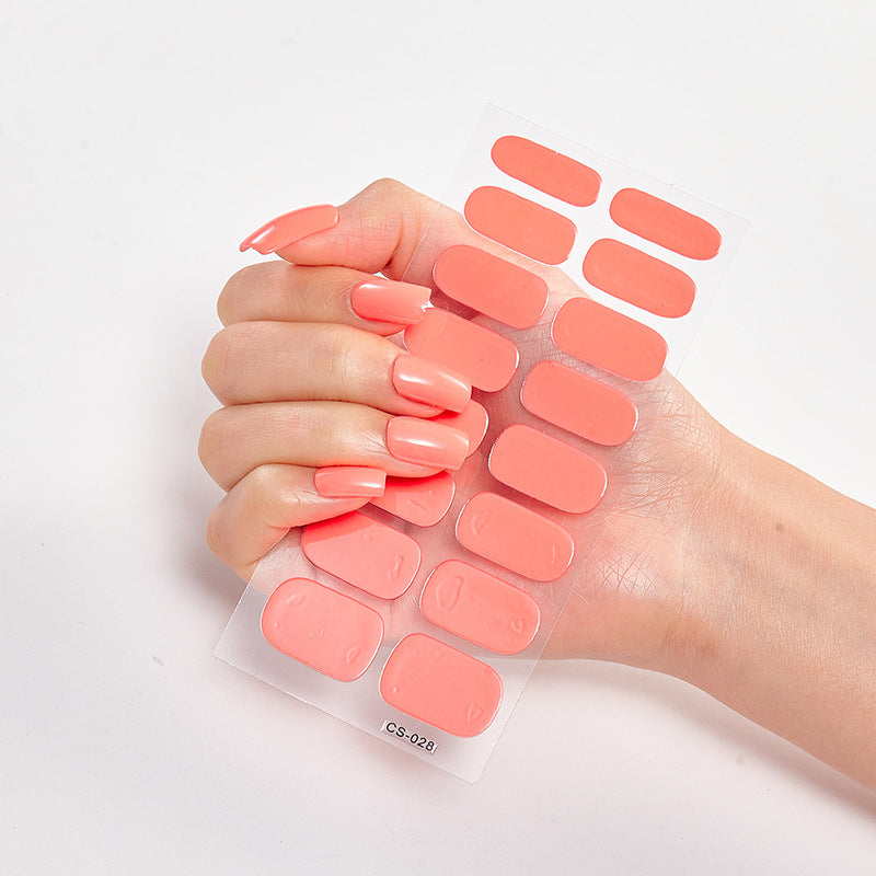 Colorful Letter Nail Stickers – Full Sheet Nail Art Decals for DIY & Salon Manicure