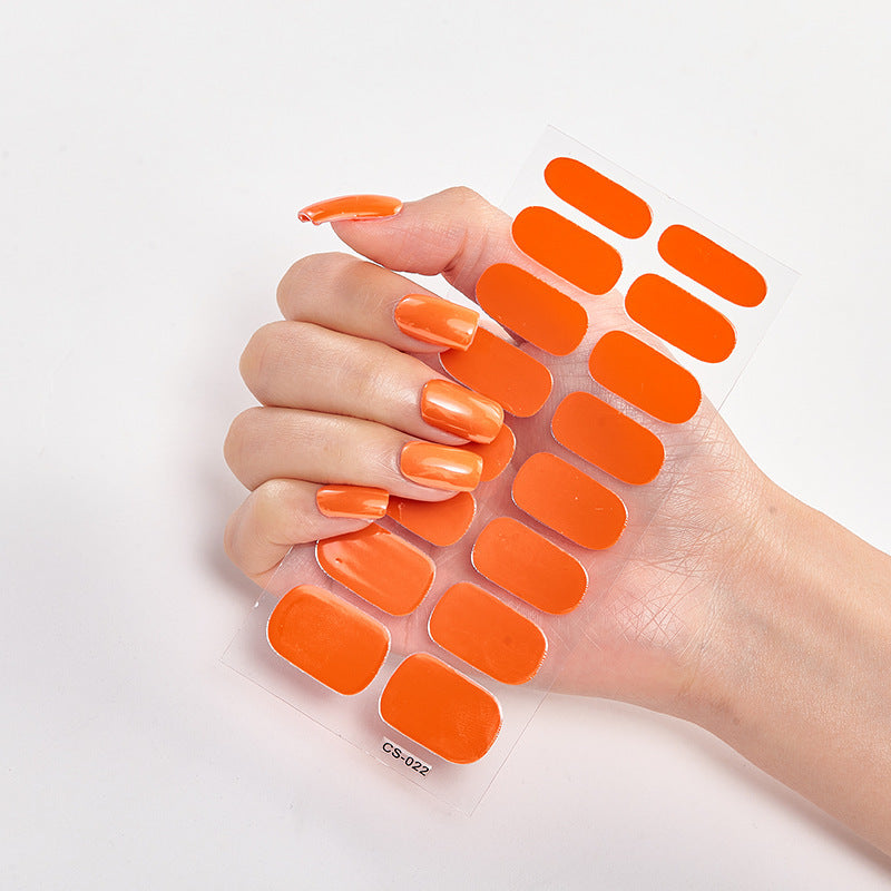 Colorful Letter Nail Stickers – Full Sheet Nail Art Decals for DIY & Salon Manicure