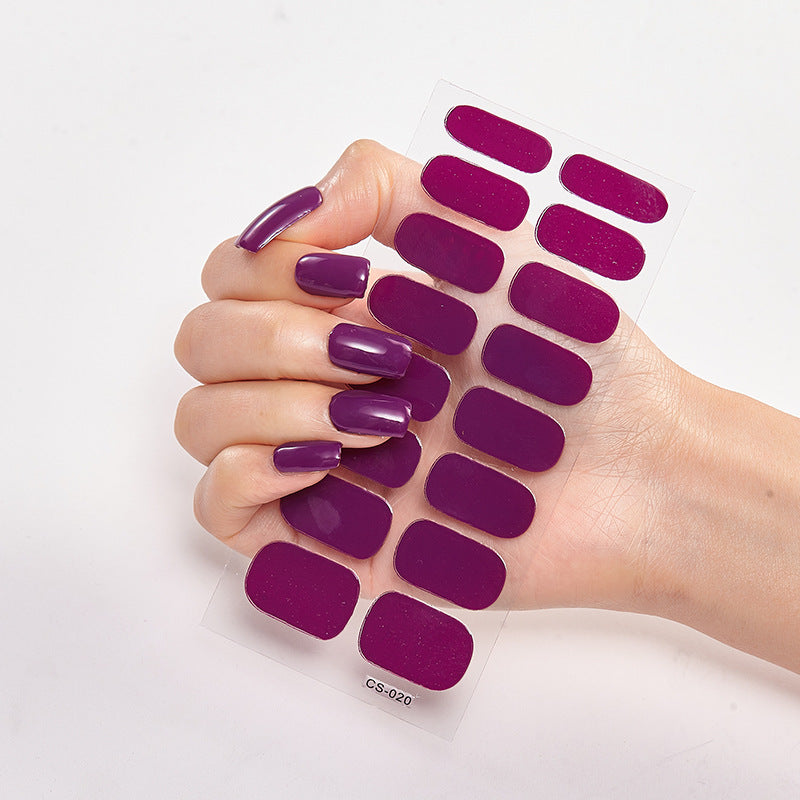 Colorful Letter Nail Stickers – Full Sheet Nail Art Decals for DIY & Salon Manicure