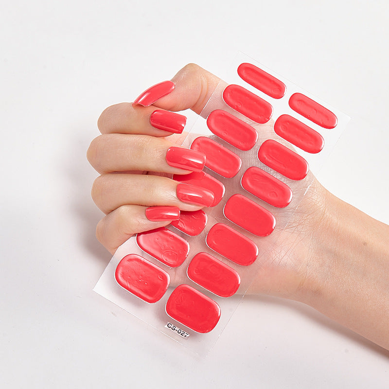 Colorful Letter Nail Stickers – Full Sheet Nail Art Decals for DIY & Salon Manicure