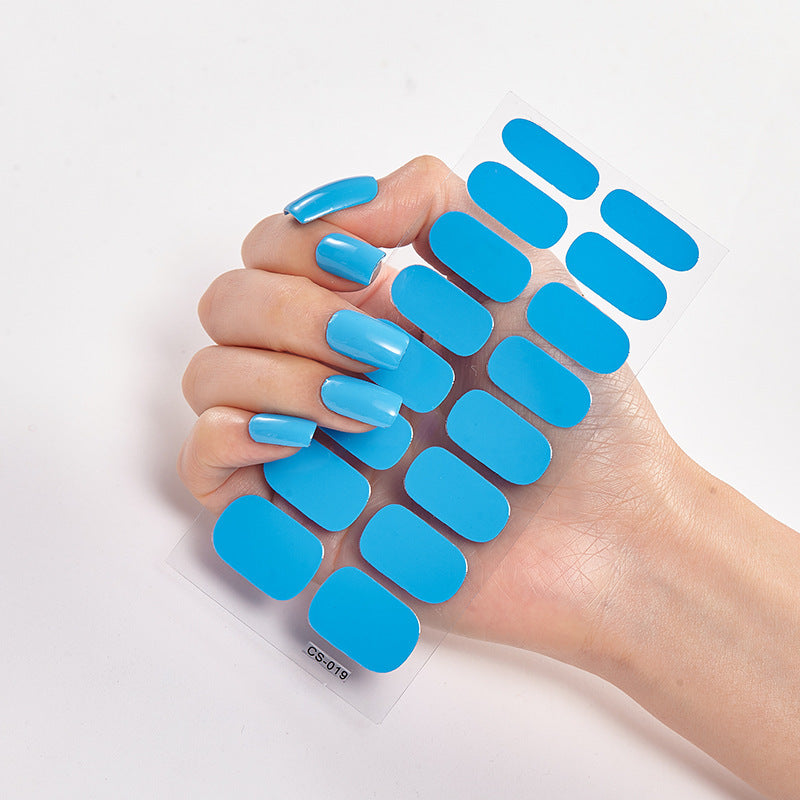 Colorful Letter Nail Stickers – Full Sheet Nail Art Decals for DIY & Salon Manicure