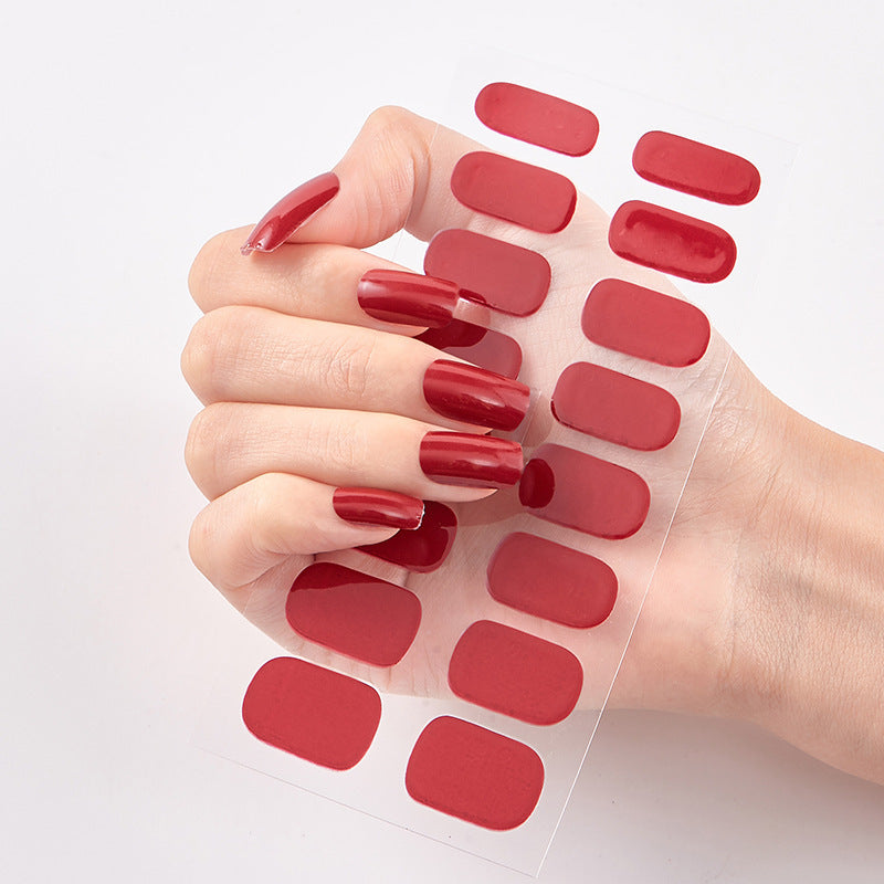 Colorful Letter Nail Stickers – Full Sheet Nail Art Decals for DIY & Salon Manicure