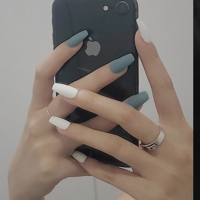 Finished Wearable Nail Art Patches – Removable Press-On Fake Nails for DIY & Salon Manicure