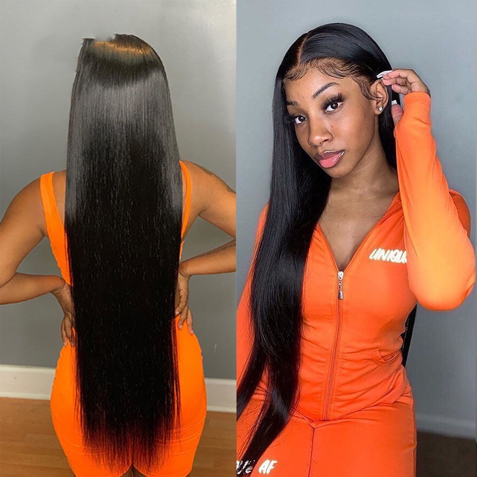 Long Straight Synthetic Wig – European & American Fashion Style Chemical Fiber Headgear