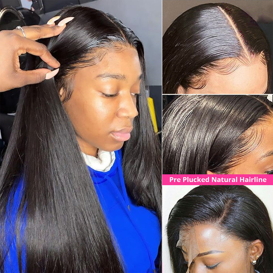 Long Straight Synthetic Wig – European & American Fashion Style Chemical Fiber Headgear