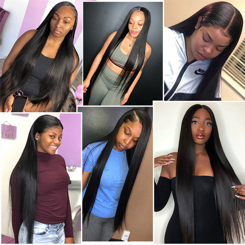 Long Straight Synthetic Wig – European & American Fashion Style Chemical Fiber Headgear