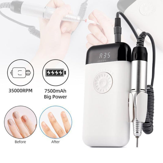 Professional Portable Nail Drill Machine – Salon Manicure & Pedicure Electric Drill for Acrylic & Gel Nails