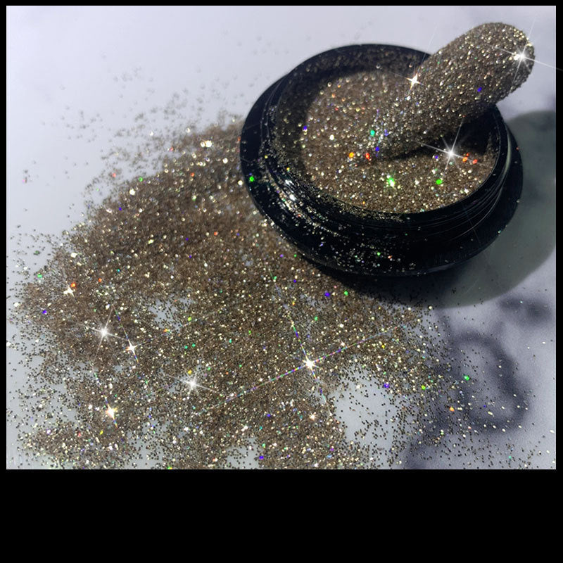 Crystal Diamond Nail Glitter Powder – Sparkling Glitter Dust for Acrylic & Gel Nails (Trending on TikTok)