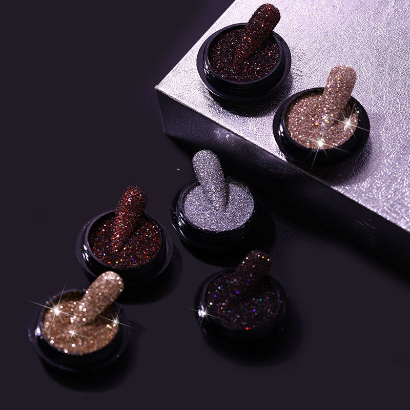 Crystal Diamond Nail Glitter Powder – Sparkling Glitter Dust for Acrylic & Gel Nails (Trending on TikTok)