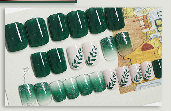 70 Styles Wearable Fake Nail Patches – Finished Detachable Press-On Nails & Manicure Stickers for Women