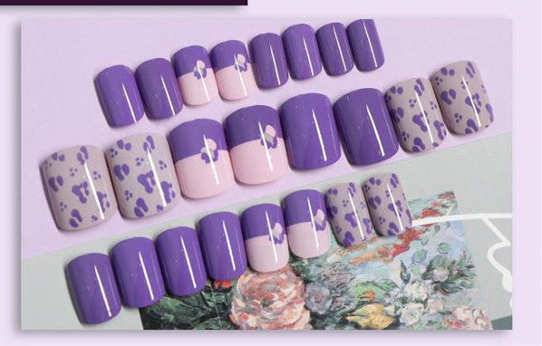 70 Styles Wearable Fake Nail Patches – Finished Detachable Press-On Nails & Manicure Stickers for Women