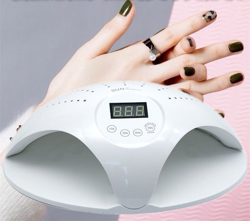 Nail Art Light Therapy Lamp – UV LED Gel Polish Curing Hand Dryer for DIY & Salon Manicure