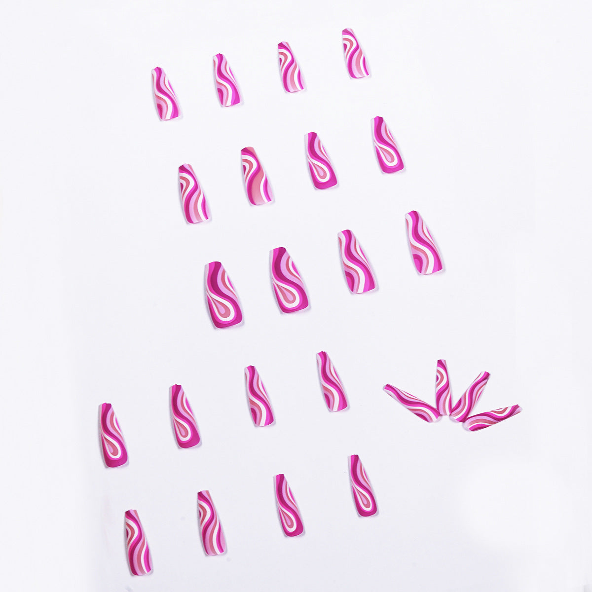 Detachable Artistic Press-On Nails – Reusable False Fingernails with Tips for Salon-Quality Manicure at Home